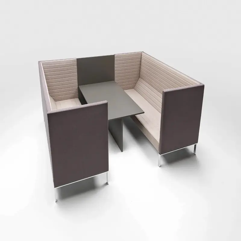 Fábrica fabricação escritório cabine assentos para escritório cabine sofá reunião sofá