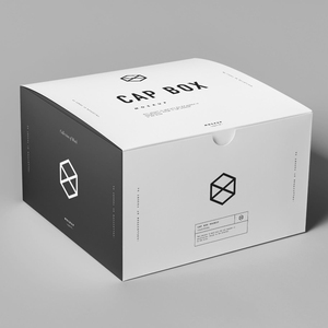 Thân thiện với môi trường tùy chỉnh Hộp bao bì thương hiệu cho Mũ bóng chày Mũ Quà Tặng thân thiện gấp giấy với cửa sổ PVC in nổi - Product Image 5