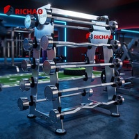 Barre de musculation EZ en gros 20 kg – Équipement de gym, ensemble de poids libres, barre droite en acier fixe pour haltérophilie