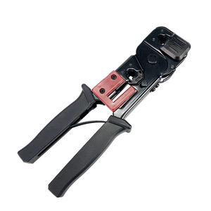 RJ45 công cụ đi qua uốn tóc bồng Bộ dụng cụ công cụ cho nhà với cáp Tester dây máy cắt mini vũ nữ Thoát y lưỡi Mạng công cụ Kit cho RJ45 - Product Image 2