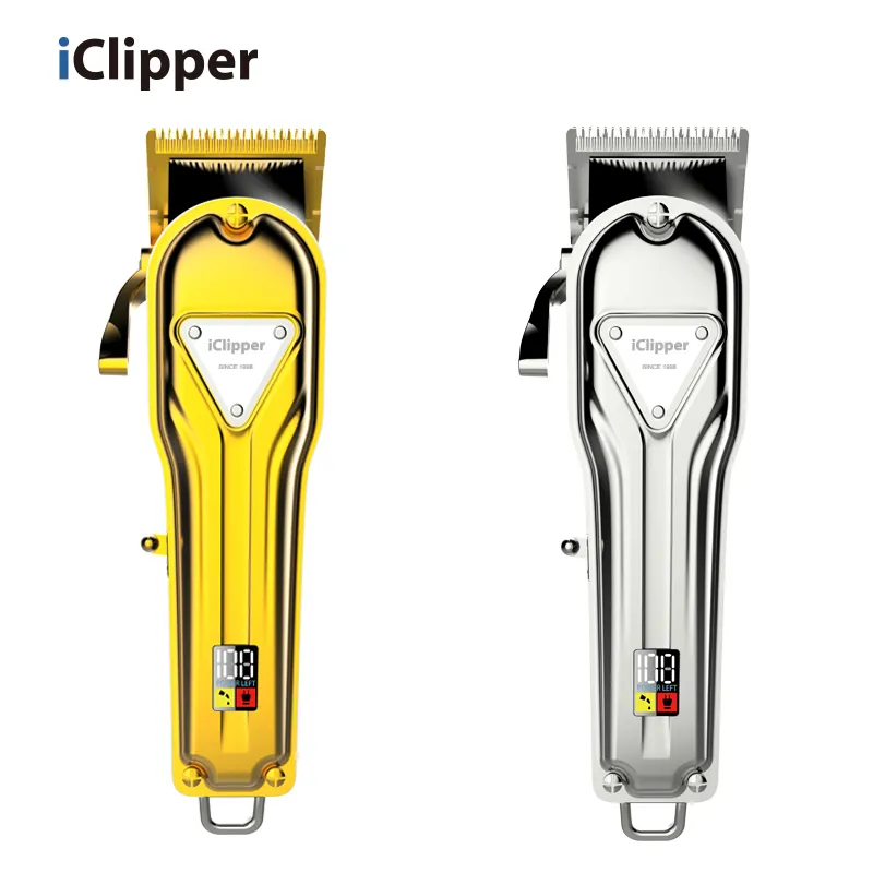 Electric Hair Trimmer IClipper-K8s Hot Selling Rechargeable Professional Cordless Hair Clippers Electric Noiseless Hair Trimmer Shaver
