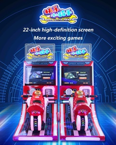 Đồng tiền hoạt động lái xe đua động cơ trò chơi máy Arcade mô phỏng đua động cơ cho trẻ em video Arcade giao diện điều khiển trò chơi đua xe máy - Product Image 2
