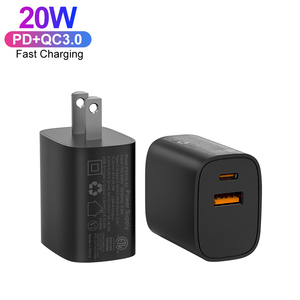 ETL ukca CE kép Loại C QC 3.0 PD 20W Cổng siêu nhanh sạc tường sạc cho <span class=keywords><strong>iPhone</strong></span> 16 15 USB C điện du lịch di động <span class=keywords><strong>Adapter</strong></span> - Product Image 4
