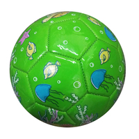 Ballon de football miniature classique en mousse EVA, motif animaux marins de dessin animé, taille deux, pour fabricants de produits sportifs
