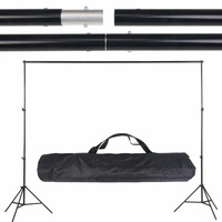 Kit d'éclairage photo professionnel en gros pour studio : système de supports de fonds, parapluie et réflecteur