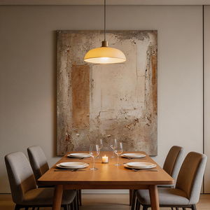 Modern Wabi Sabi Rustic Textured Wall Art Unframed Beige <strong>Neutral</strong> Abstract Canvas <strong>Print</strong> for Minimalist Interior Design - Product Image 6
