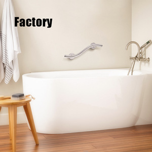 Barre d'appui en acier inoxydable Norye pour salle de bain, toilettes et douche, main courante de sécurité pour personnes âgées et hôtels - Product Image 3