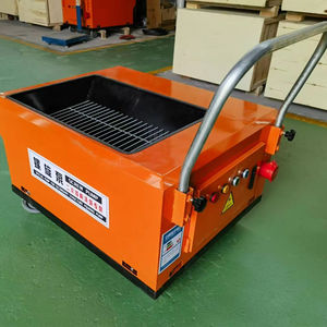 Pompa beton 380 atau 220 Volt, pompa beton Listrik Trailer mesin pompa beton kecil ponsel baru - Product Image 4