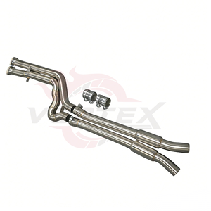 Vortex ท่อกลางความยาวเท่ากันสำหรับ X3M BMW X4M F97 F98 3.0T 2019-2023 2.76 "ท่อไอเสีย - Product Image 1