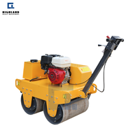 Compacteur hydraulique à double roue vibrante de 0,5 tonne