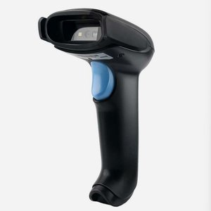 Lecteur de codes-barres USB noir, pistolet scanner portable pour inventaire de détail et étiquettes d'expédition avec câble - Product Image 3