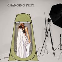 Toilettes pliantes portables d'extérieur, tente de douche pop-up pour se laver, se changer, le camping