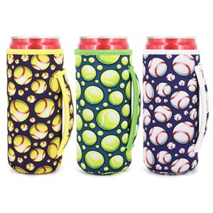 Fundas Reutilizables para Latas Altas con Asa, Funda Aislante de Neopreno para Latas de 22oz - 24oz, para Cerveza, Bebidas - Product Image 1