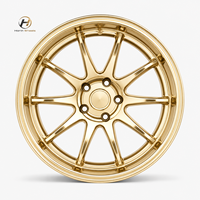 Jantes en aluminium forgé 6061-T6 à profil profond noir brillant de 18 à 24 pouces, à rayons multiples, pour BMW, Mercedes, Lexus, Ford, Nissan