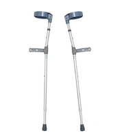 Vente directe d'usine en aluminium léger adulte vieil homme seniors canne à pied coude béquille