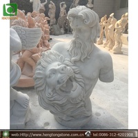 Statue de buste de femme voilée en marbre blanc naturel grandeur nature, fabrication sur mesure
