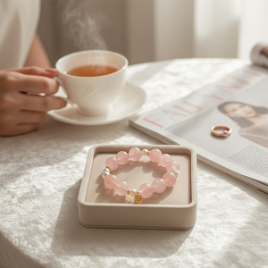 กำไลลูกปัดนำโชคสำหรับผู้หญิงที่สง่างามพร้อมไข่มุกขายดีเครื่องประดับแฟชั่น - Product Image 3