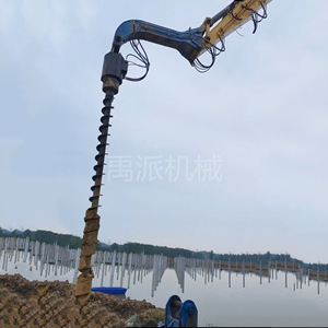 Tarière hydraulique professionnelle en acier, taille de mandrin personnalisée, pour le forage de trous de fondation et la plantation d'arbres - Product Image 5