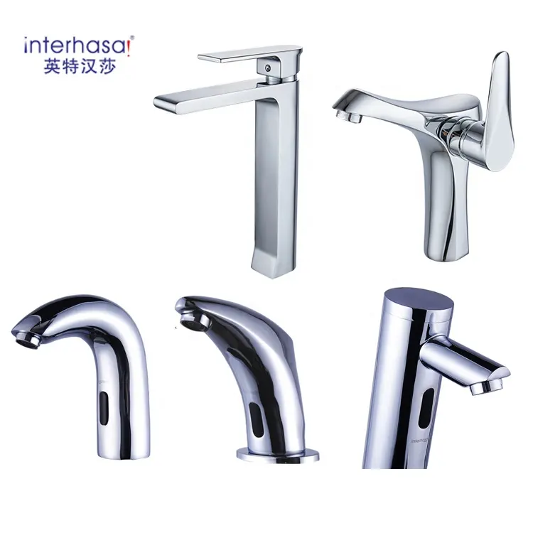 OEM designer bath shower faucet CUPC luxury bathroom tall basin kitchen sink Brass water tap touchless smart sensor faucet
