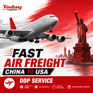 บริการขนส่งสินค้าทางอากาศแบบด่วน DDP สหรัฐอเมริกา สำหรับ FBA พร้อมระบบการขนส่งที่ปลอดภัย ข้อมูลแบบเรียลไทม์ และบริการโลจิสติกส์ระดับมืออาชีพ - Product Image 1
