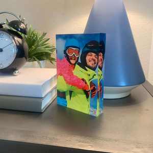 Cadre photo transparent 3D en acrylique <span class=keywords><strong>Photos</strong></span> stéréoscopiques personnalisées Convient aux <span class=keywords><strong>photos</strong></span> commémoratives de la famille Décoration de bureau - Product Image 4