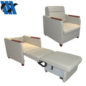 Canapé d'accompagnement familial pour patient BDEC111, <span class=keywords><strong>lit</strong></span> d'accompagnateur avec tiroir de rangement, réglable manuellement, chaise pliante pour <span class=keywords><strong>hôpital</strong></span> - Product Image 2