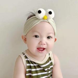 Diadema para Bebé, Estilo Veraniego Delgado, <span class=keywords><strong>Gorro</strong></span> para Fontanela para Bebés Niños y Niñas, Ojos de Dibujos Animados, Recién Nacido, Diadema con Diseño de Ojos, Súper Linda - Product Image 1