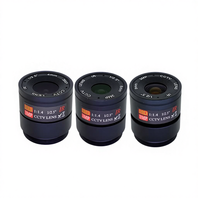 3MP Fixed CCTV Lens 4mm 6mm 8mm 12mm 1/2.5-inch CS Mount Network HD Camera Lens