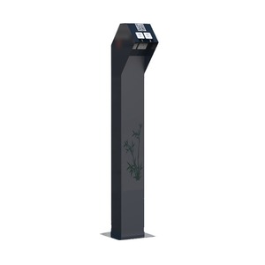 Ankerui Acx10b Series 10 Channel Smart Charging Station 22kW 43kW Metal Gray For Outdoor Electric Vehicle Charging - Product Image 4