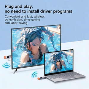ตัวขยายสัญญาณไร้สาย BIGWAY 1080P 50M แบบ USB C ตัวส่งและรับสัญญาณวิดีโอ แบบเสียบใช้งานได้ทันที  อะแดปเตอร์ดองเกิลแสดงผล WiFi สำหรับทีวี พีซี แล็ปท็อป - Product Image 4