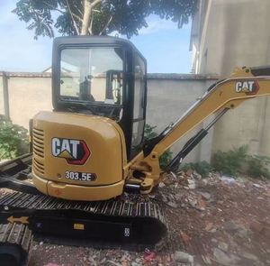 Mini-excavatrice Caterpillar 303.5E d'origine japonaise, mini-excavatrices Cat 3 tonnes sur chenilles, accessoire tarière hydraulique d'occasion - Product Image 5