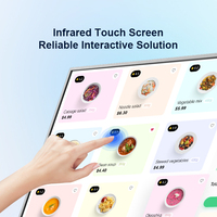 Pantalla Digital Signage LCD Táctil Inteligente Android de 49 Pulgadas para Montaje en Pared con Full HD para Uso en Ascensores, Comercios o Oficinas