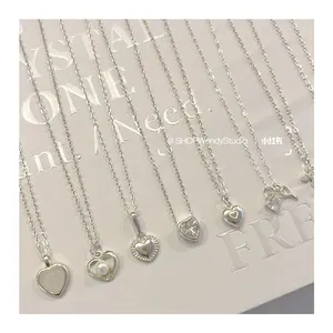 Ожерелье из серебра 925 пробы, ювелирные изделия, ожерелья с подвеской из опалового камня, платформа 925, ожерелье из серебра 925 пробы для женщин