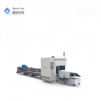 Machine de découpe laser à fibre CNC automatique haute vitesse pour tubes/tuyaux métalliques avec refroidissement par eau 3 axes