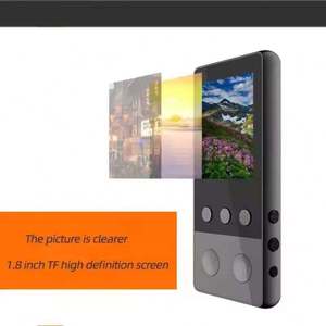 เครื่องเล่น MP3 แบบปุ่มกดขนาด 1.8 นิ้ว BT 8GB/16GB เสียงแบบไม่สูญเสียคุณภาพ ลำโพงในตัว แบตเตอรี่ใช้งานได้ 10-20 ชั่วโมง อุปกรณ์เสียงพกพาสำหรับเล่นกีฬา - Product Image 6