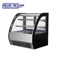 Top vente refroidissement par Air gâteau refroidisseur vitrine vitrine congélateur à gâteau pas cher