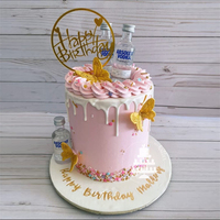 Exquisit gefertigte neue Design-Blume Geburtstags torte Topper Dekoration Zubehör für Hochzeit und alles Gute zum Geburtstag