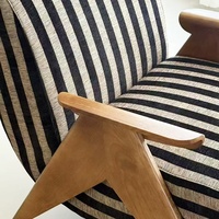 Moderner Nordischer Sessel für Hotel und Restaurant, Mid-Century Modern Stuhl, Loungesessel, Möbel-Set für das Wohnzimmer