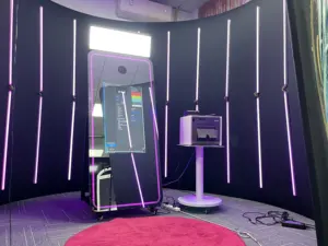 Schönheits bild tragbare Selfie Photo booth Zaubers piegel Foto kabine Maschine Touchscreen LED-Rahmen Drop Shipping für Veranstaltungen