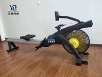 YG FITNESS YG-R005 Rameur à Air, Appareil de Musculation pour Salle de Sport et Studio de Fitness