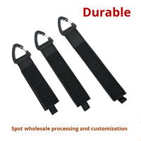 Polyester Cargo Klettverschluss-Aufbewahrungsgurte Hochbelastbare Hängegurte mit Dreieckschnalle für Camping