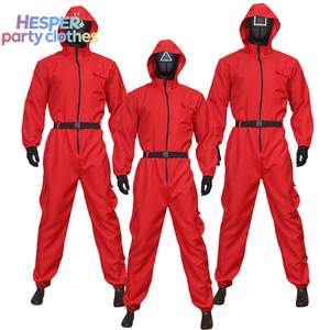 Disfraz de Calamar Adulto HESPER, Traje de Prisionero, Ropa de Cosplay para Juegos, Películas y Carnaval - Product Image 1