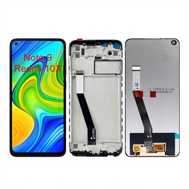 Red Rice Redmi Note 9/10X LCD Screen TFT with Inner and Outer Screens and Frame Assembly