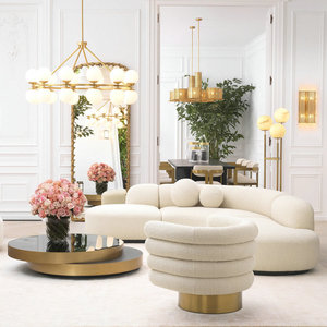 Moderno marco de madera sofá seccional muebles sala de estar tela terciopelo <span class=keywords><strong>Bjorn</strong></span> sofás para el hogar - Product Image 5