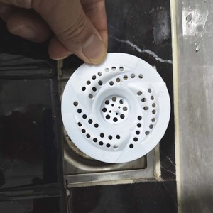 Japanese-style bathroom with hair vortex drain <b>cover</b>, filter <b>screen</b>, sewer sink, toilet hand basin, hair prevention, bathtub - Product Image 2