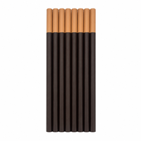 FLOWood Cocoa Pencil 8pcs 4B Graphite Sketch Pencils Premium Wooden Drawing Pencils for Artist Sketch