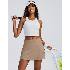 FOXA Women Tennis <b>Skirt</b> <b>Elastic</b> Waist 2 Pockets Stretchy Athletic <b>Skirt</b> for Golf Pickleball Workout - Product Image 2