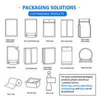 Sachets Doypack personnalisés en BOPP/AL/PE de qualité alimentaire avec fermeture éclair pour emballage alimentaire, écologiques