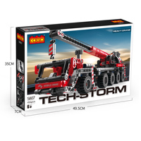 COGO 5807 Véhicules Blocs de Construction Grue Lourde Nouveaux Jouets Briques Technologiques Puzzles Modèle pour Blocs Modèles de Construction Jouets