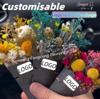 Coffret Cadeau Fête des Mères Personnalisé 100% Naturel Écologique Longue Durée Diffuseur de Parfum pour Voiture Désodorisant à Fleurs Séchées Mini